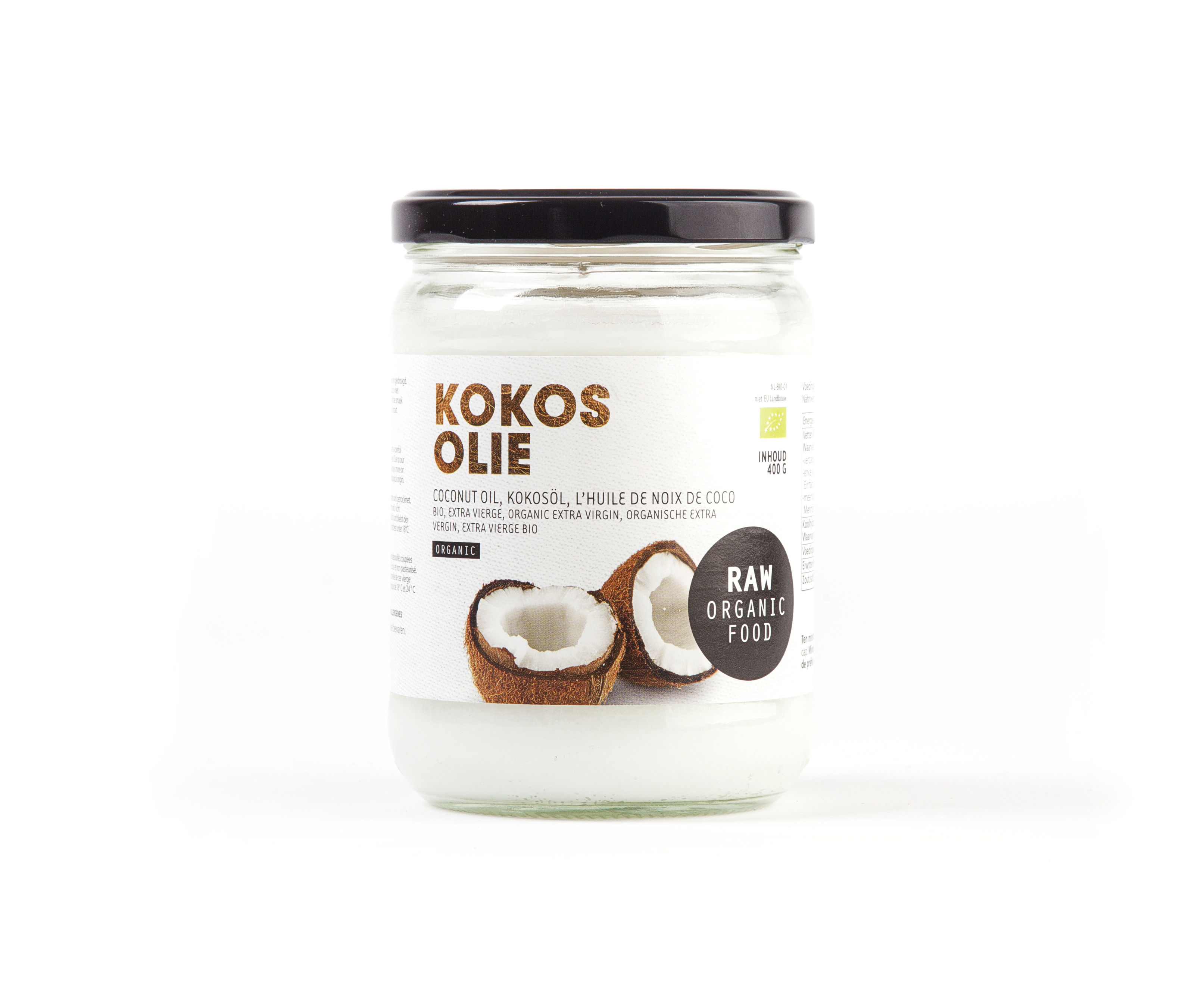 Toeschouwer toegang Elektrisch RAW producten-Kokosolie-400gr - Raw Organic Food